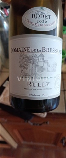 Burgundsko Rully Domaine La Bressande 2020