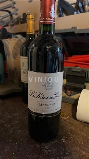 Wines Rouge sec La Sirène de Giscours 2009 France Bordeaux Margaux AOC
