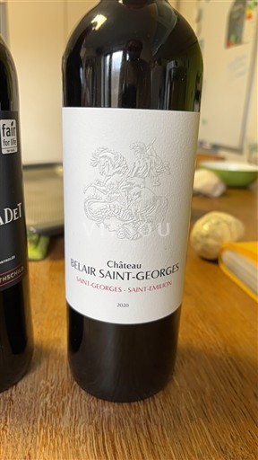 Burdeos Saint-Émilion Château Bélair Saint-Georges 2020