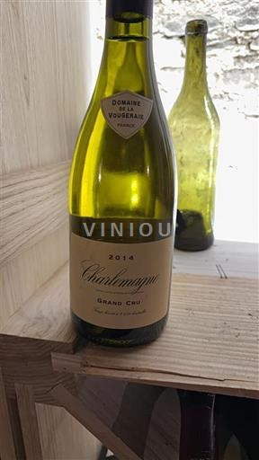 Vinos Blanc sec Domaine La Vougeraie 2014 Francia Borgoña Corton-Charlemagne AOC Grand Cru