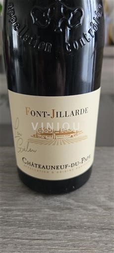 Rona dolina Châteauneuf-du-Pape Font-Jillarde 2021