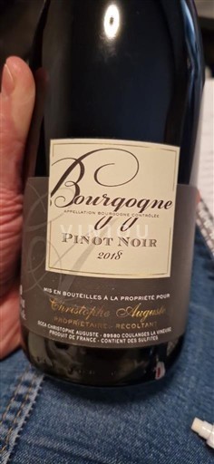 Bourgondië Bourgogne Christophe Auguste 2018