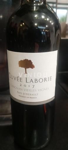 Víno Rouge sec Cuvée Laborie Laborie 2017 Francie Languedoc Nespecifikováno AOC