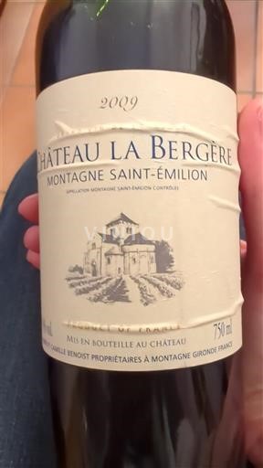Bordeaux Montagne-saint-émilion Château La Bergère 2009