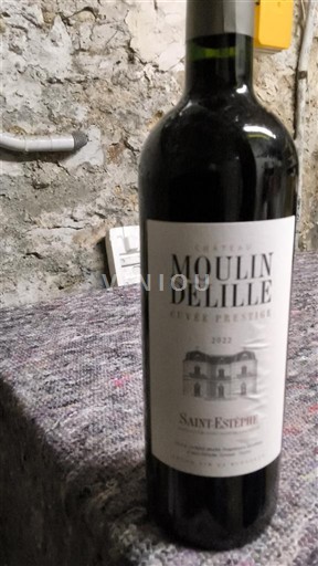 Bordeaux Saint-Estèphe Château Moulin Delille Prestige 2022
