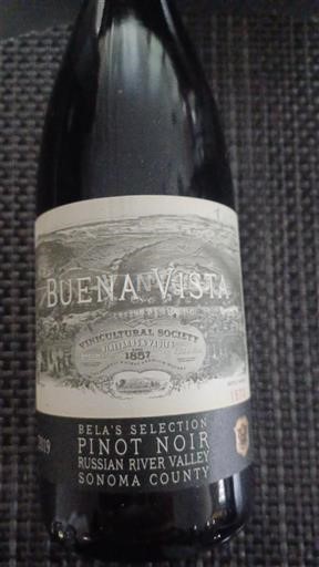 Vùng trồng nho được cấp phép California Russian River Valley Buena Vista Bela's Selection Không niên vụ