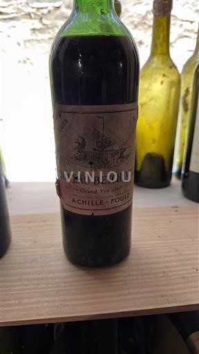 Bordeaux Saint-Julien Grand Cru Château Beychevelle Achille Fould 1967