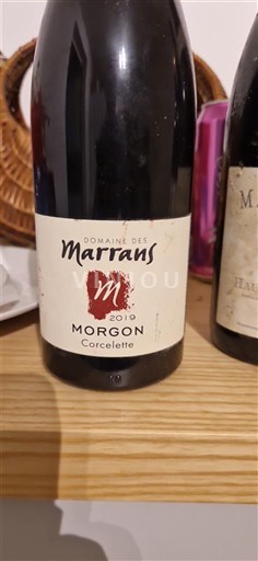 Beaujolais Morgon Domaine S Marrans Corcelette 2019