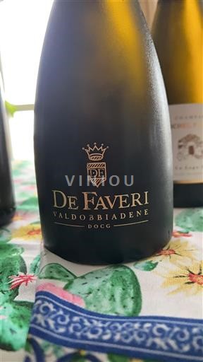 Vénétie Conegliano Valdobbiadene Prosecco De Faveri 2023