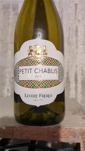 Burgundy Petit Chablis Levert Frères 2023