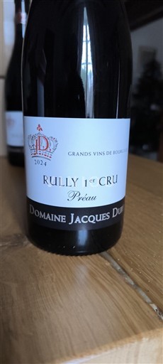 Burgundsko Rully Premier Cru Domaine Jacques Dury Préaux 2024