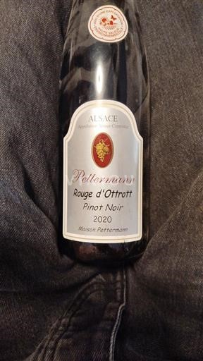 Alsace Maison Pettermann Rouge d'Ottrott Pinot Noir 2020