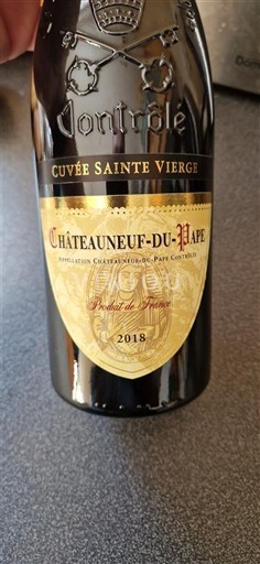 Rhônevallei Châteauneuf-du-Pape Contrôle Sainte Vierge 2018