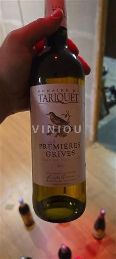 South West Côtes de Gascogne Domaine Tariquet Premières Grives 2017