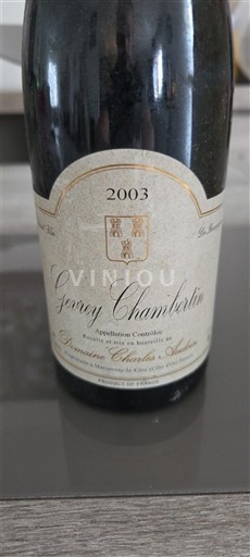 Burgundsko Gevrey-Chambertin Domaine Charles Audoin 2003