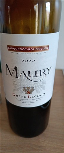 Roussillon Maury Grafe Lecocq 2020