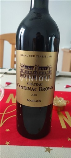 Bordeaux Margaux Grand Cru Château Cantenac Brown 2009