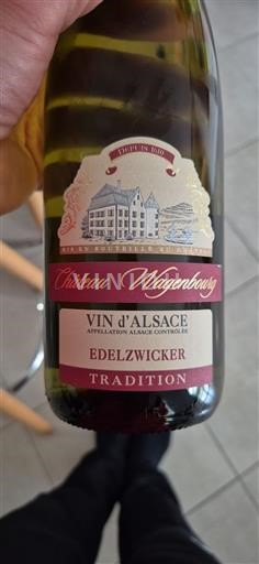 Alsacia Château Wagenbourg Edelzwicker Tradition Sin añada