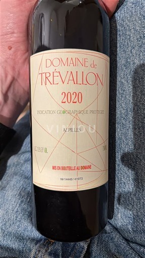 Alpes và các vùng Rhodanien Alpilles Domaine Trevallon 2020