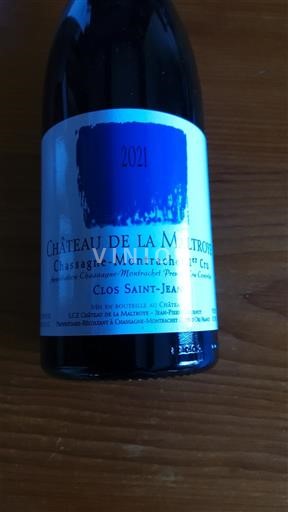 Burgundsko Chassagne-montrachet Premier Cru Château La Maltroye Clos Saint-Jean 2021