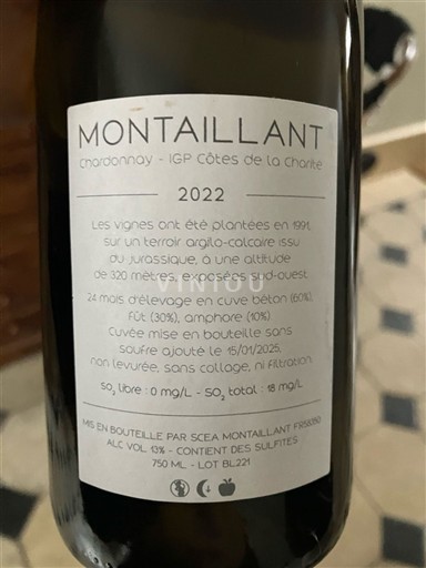 Sudoeste Não especificado Montaillant 2022