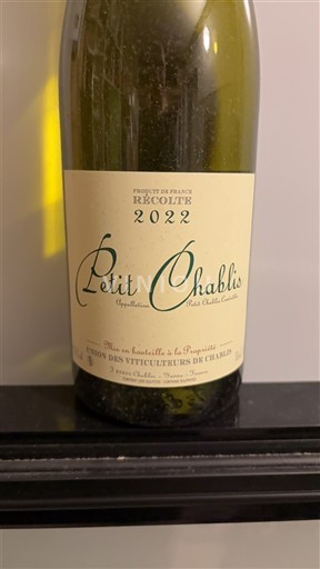 Bourgogne Petit-chablis Union des Viticulteurs de Chablis 2022