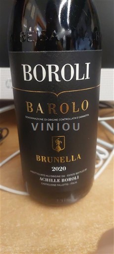 Piedmont Wines Barolo Boroli Brunella 2020