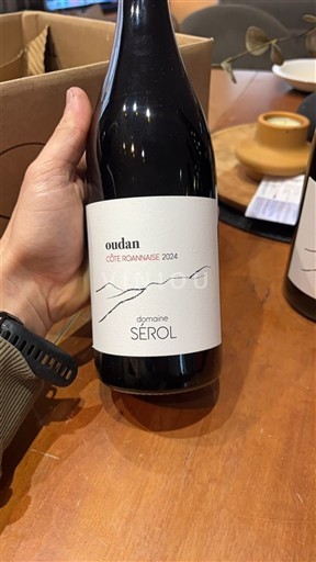 Vallée de la Loire Côte-roannaise Domaine Sérol Oudan 2024