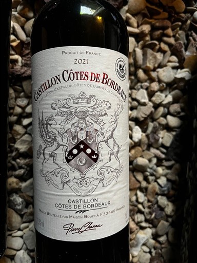 Bordéus Castillon-côtes-de-bordeaux Castillon 2021