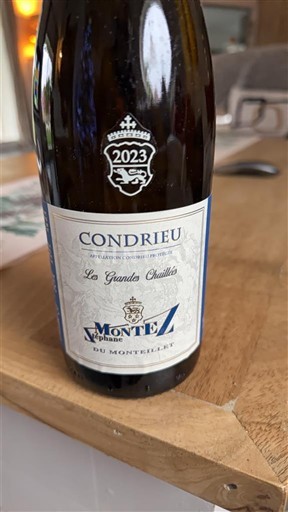 Wijnen Blanc sec Les Grandes Chaillées Domaine Monteillet - Montez 2023 Frankrijk Rhônevallei Condrieu AOC