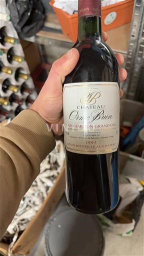 Bordeaux Saint-Émilion Grand Cru Grand Cru Château Orme Brun 1993