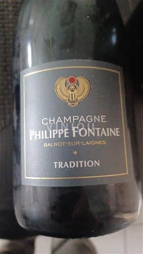 Mousserande viner Blanc brut Tradition Champagne Philippe Fontaine Non millésimé Frankrike Champagne AOC