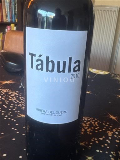 Castilien og León Ribera del Duero Bodegas Tabula Tábula 2016