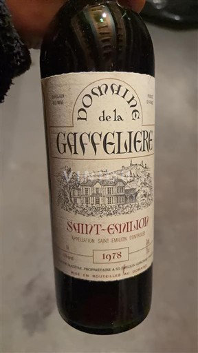 Bordeaux Saint-Émilion Domaine La Gaffelière 1978