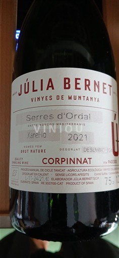 Cataluña Penedès Júlia Bernet Xarel·lo 2021