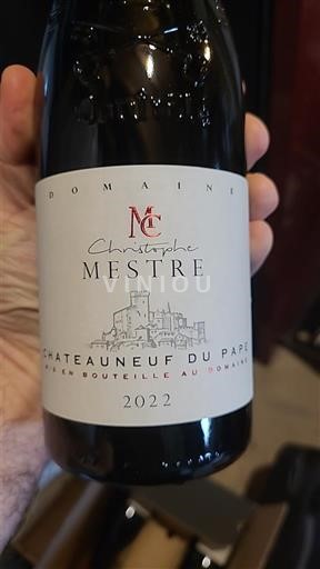 Vallée du Rhône Châteauneuf-du-pape Domaine Christophe Mestre 2022