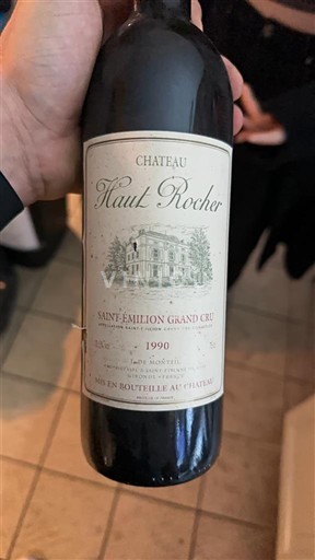 Bordeaux Saint-Émilion Grand Cru Grand Cru Château Haut Rocher 1990