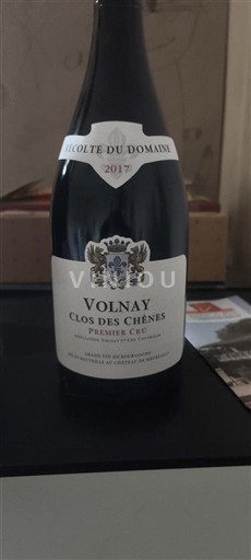 Vinos Rouge sec Clos des Chênes Château Meursault 2017 Francia Borgoña Volnay AOC Premier Cru