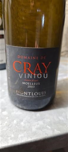 Bourgogne Monthélie Domaine Cray 2003