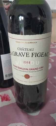 Bordeaux Saint-Émilion Grand Cru Grand Cru Château La Grave Figeac 2018