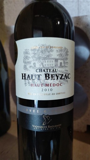 Bordeaux Haut-Médoc Château Haut Beyzac O 2010