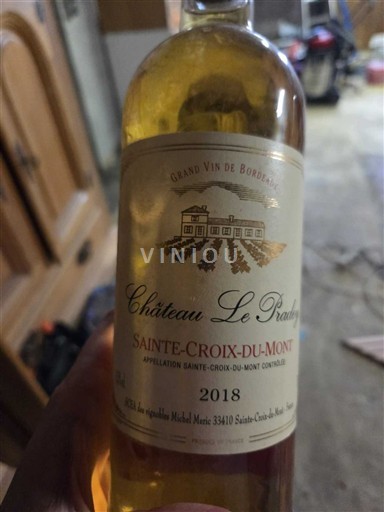 Burdeos Sainte-Croix-Du-Mont Château Le Pradiès 2018