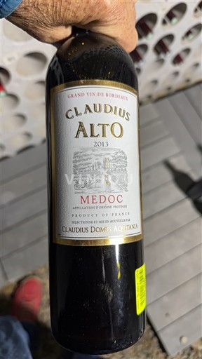 Bordeaux Médoc Claudius Domus Aquitana Alto 2013