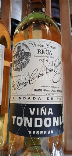 La Rioja Rioja R. López de Heredia Viña Tondonia Viña Tondonia Reserva 2014