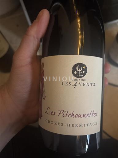 Rhônen laakso Crozes-Hermitage Domaine Les 4 Vents Les Pitchounettes 2024