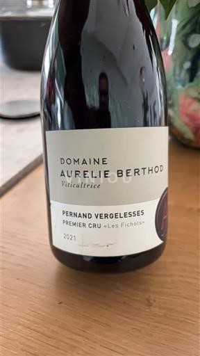 Bourgogne Pernand-Vergelesses Premier Cru Domaine Aurélie Berthod Les Fichots 2021