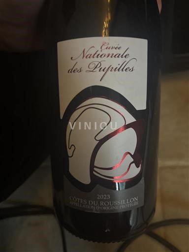 Víno Rouge sec Cuvée Nationale des Pupilles 2023 Francie Roussillon Côtes-du-Roussillon AOC