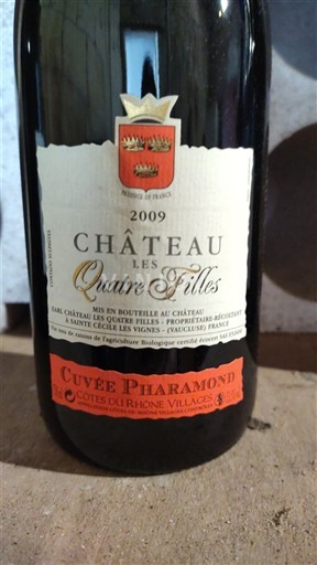 Rhônetal Côtes-du-Rhône-Dörfer Château Les Quatre Filles Pharamond 2009