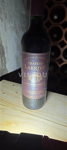 Bordeaux Listrac-Médoc Domaine Larrivet 2013