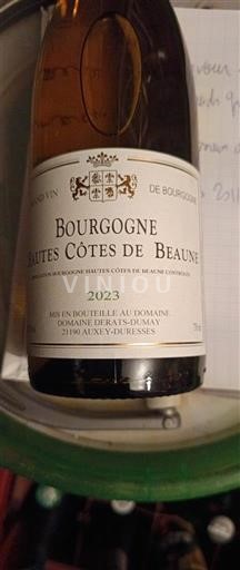 Bourgogne Ikke specificeret Domaine Rats dumay 2023